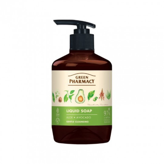 Green Pharmacy Liquid soap Aloe and avocado, 460ml