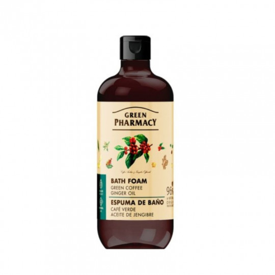 Green Pharmacy Bath foam Green coffee and ginger oil 500ml