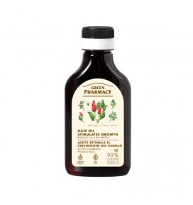 Green Pharmacy Burdock oil with Red pepper stimulates hair grown 100ml