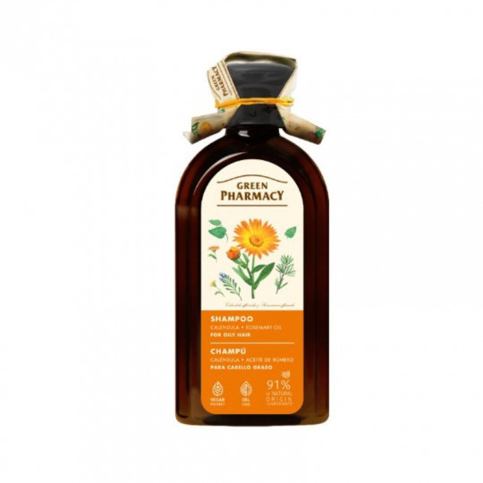 Green Pharmacy Shampoo for normal and greasy hair Calendula 350ml