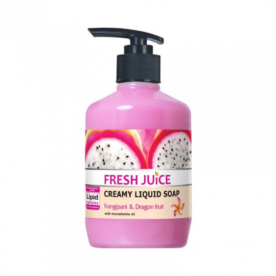 FRESH JUICE skystas muilas kreminis Frangipani & Dragon fruit, 460 ml