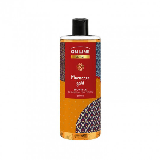 On Line Senses oil shower gel with an oriental scent Moroccan Gold, 500 ml