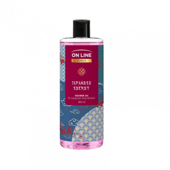 ON LINE SENSES aliejinė dušo želė Japanese Secret, 500 ml