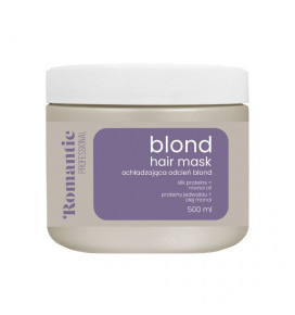 Romantic Professional hair mask for bleached hair, giving a gray shade Blon