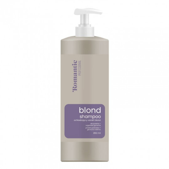 Romantic Professional shampoo for lighted hair that gives a gray shade Blon