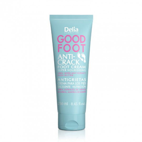 DELIA Good Foot kremas kojoms maitinamasis suskilinėjusiems kulnams, 250 ml