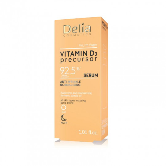 DELIA serumas veidui normalizuojantis Vitamin D3, 30 ml