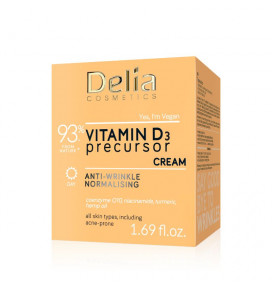 DELIA kremas veidui normalizuojantis Vitamin D3, 50 ml