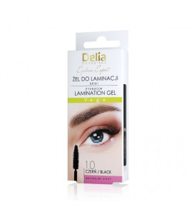 DELIA antakių laminavimo gelis 1.0 Juoda, 4 ml