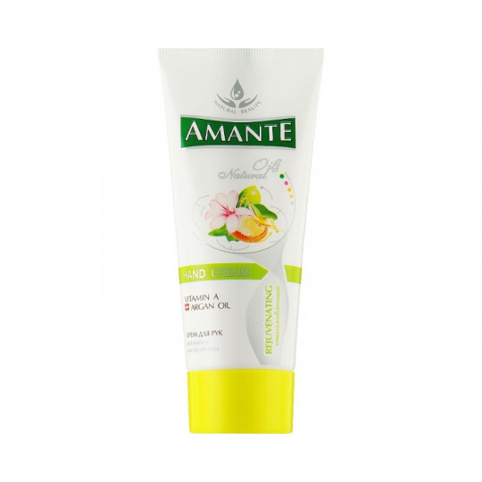 AMANTE kremas rankoms su vitaminu A ir argano aliejumi, 100 ml