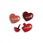 MAGIC STUDIO skysti matiniai lūpų dažai Love Vibes Heart, 10g (3 spalvų)