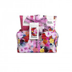 IDC INSTITUTE BEAUTY FLOWERS 3PCS TRAVEL BAG