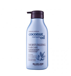 LUXLISS kondicionierius drėkinamasis sausiems ir pažeistiems plaukams Coconut Miracle Oil, 500 ml