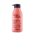 LUXLISS šampūnas maitinamasis ir atstatomasis pažeistiems plaukams Keratin & Collagen, 500 ml