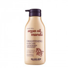 LUXLISS kondicionierius suteikiantis spindesio dažytiems plaukams Marula Oil & Argan, 500 ml