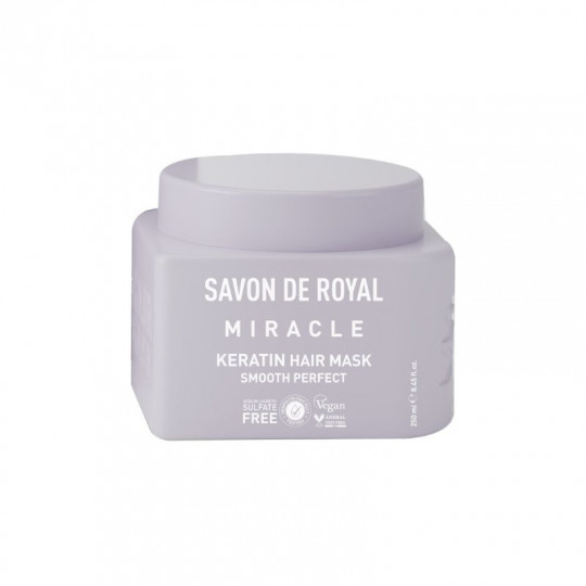 Savon De Royal Miracle pastel hair mask with keratin, 250 ml