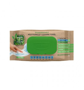 DEEP FRESH multi-purpose surface cleaning wet wipes, biodegradable, 100 pcs