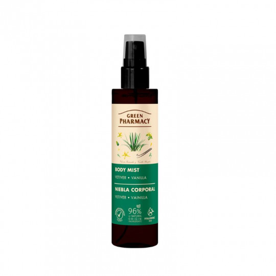 Green Pharmacy Body mist Vetiver and vanilla, 150ml