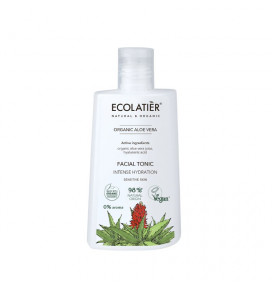 ECOLATIER veido tonikas intensyviai drėkinantis Organic Aloe Vera, 250 ml