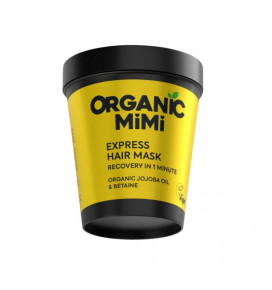 ORGANIC MIMI ekspres plaukų kaukė atstatomoji Jojoba ir betainas, 200 ml