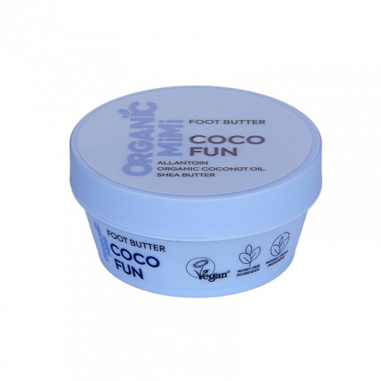 ORGANIC MIMI pėdų sviestas Coco Fun, 50 ml