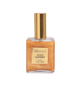 IDC INSTITUTE kūno aliejus su auksiniu blizgesiu Gold Shimmer, 45 ml