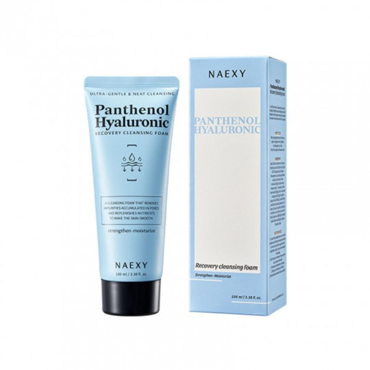 NAEXY veido valymo putos atstatomosios Panthenol Hyaluronic, 100 ml