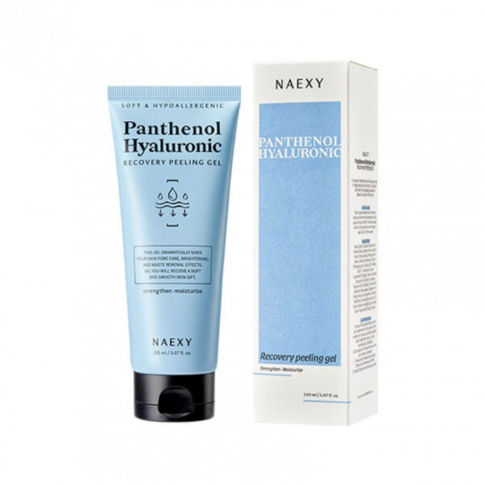 NAEXY gelinis veido šveitiklis atstatomasis Panthenol Hyaluronic, 150 ml