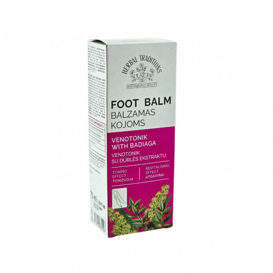 HERBAL TRADITIONS balzamas kojoms Venotonik su durlės ekstraktu, 75 ml