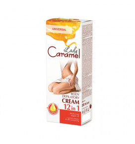 LADY CARAMEL universalus depiliacinis kremas 12in1, 200 ml