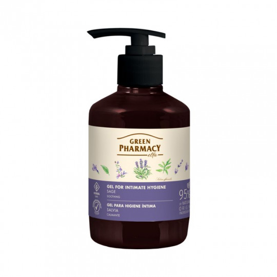 GREEN PHARMACY intymios higienos muilas Šalavijų, 370 ml