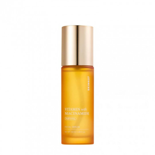 SKIN627 veido serumas skaistinamasis su vitaminais ir niacinamidu, 50 ml