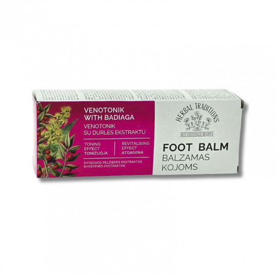 Herbal Traditions Foot Balm VENOTONIK WITH BADIAGA Т/75 мл