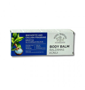 HERBAL TRADITIONS balzamas kūnui Bišofitas su kvapiąja kalizija, 75 ml
