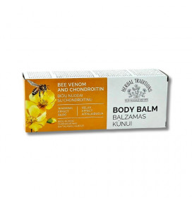 HERBAL TRADITIONS balzamas kūnui Bičių nuodai su chondroitinu, 75 ml