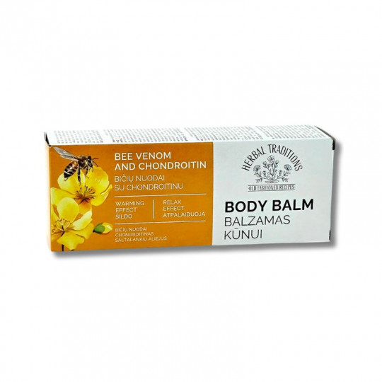 Herbal Traditions Body Balm BEE VENOM AND CHONDROITIN Т/75 мл