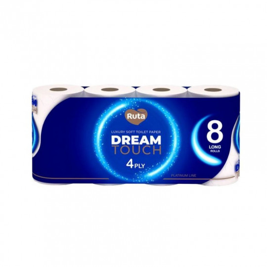 RUTA tualetinis popierius Dream touch 8 rit./4 sl/160 lap