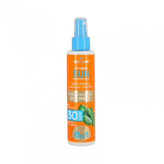 BELLE JARDIN Sun Protection System apsauginis purškalas nuo saulės SPF 30, 160 ml