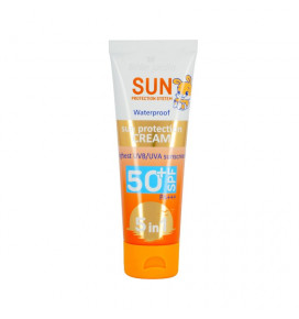 BELLE JARDIN Sun Protection System apsauginis kremas nuo saulės SPF 50+, 75 ml
