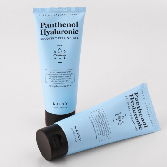NAEXY gelinis veido šveitiklis atstatomasis Panthenol Hyaluronic, 150 ml