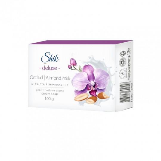 Shik cream soap orchid and almond milk, 100 g
