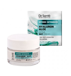 DR SANTE Hydro Intensive kremas veidui dieninis Hialuronas ir alavijas, 50 ml