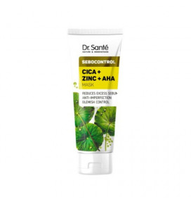 DR SANTE Sebocontrol kaukė veidui Cica, cinkas ir AHA rūgštys, 75 ml