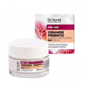 DR SANTE Pre Age kremas veidui dieninis Keramidai ir prebiotikai, 50 ml