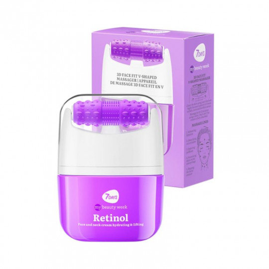 7DAYS MY BEAUTY WEEK kremas su voleliu veidui ir kaklui stangrinamasis Retinol, 40 ml