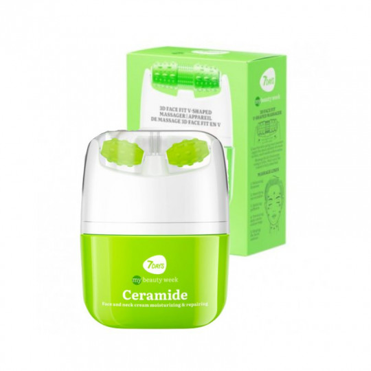 7DAYS MY BEAUTY WEEK kremas su voleliu veidui ir kaklui atstatomasis Ceramide, 40 ml