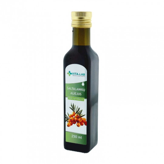 VITA LAB Sea buckthorn oil 100% natural, 250ml (230mg carotenoids)