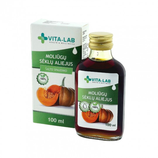VITA LAB Pumpkin seed oil 100% natural cold pressed, 100 ml