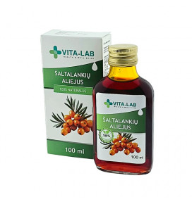 VITA LAB Sea buckthorn oil 100% natural, 100 ml (230mg carotenoids)