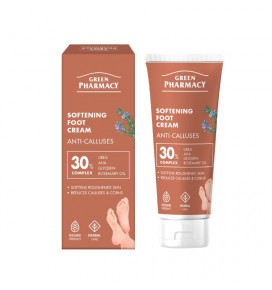 GREEN PHARMACY kremas pėdoms minkštinamasis, 75 ml